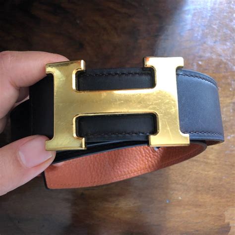 authentic hermes h buckle belt|real hermes belt buckle.